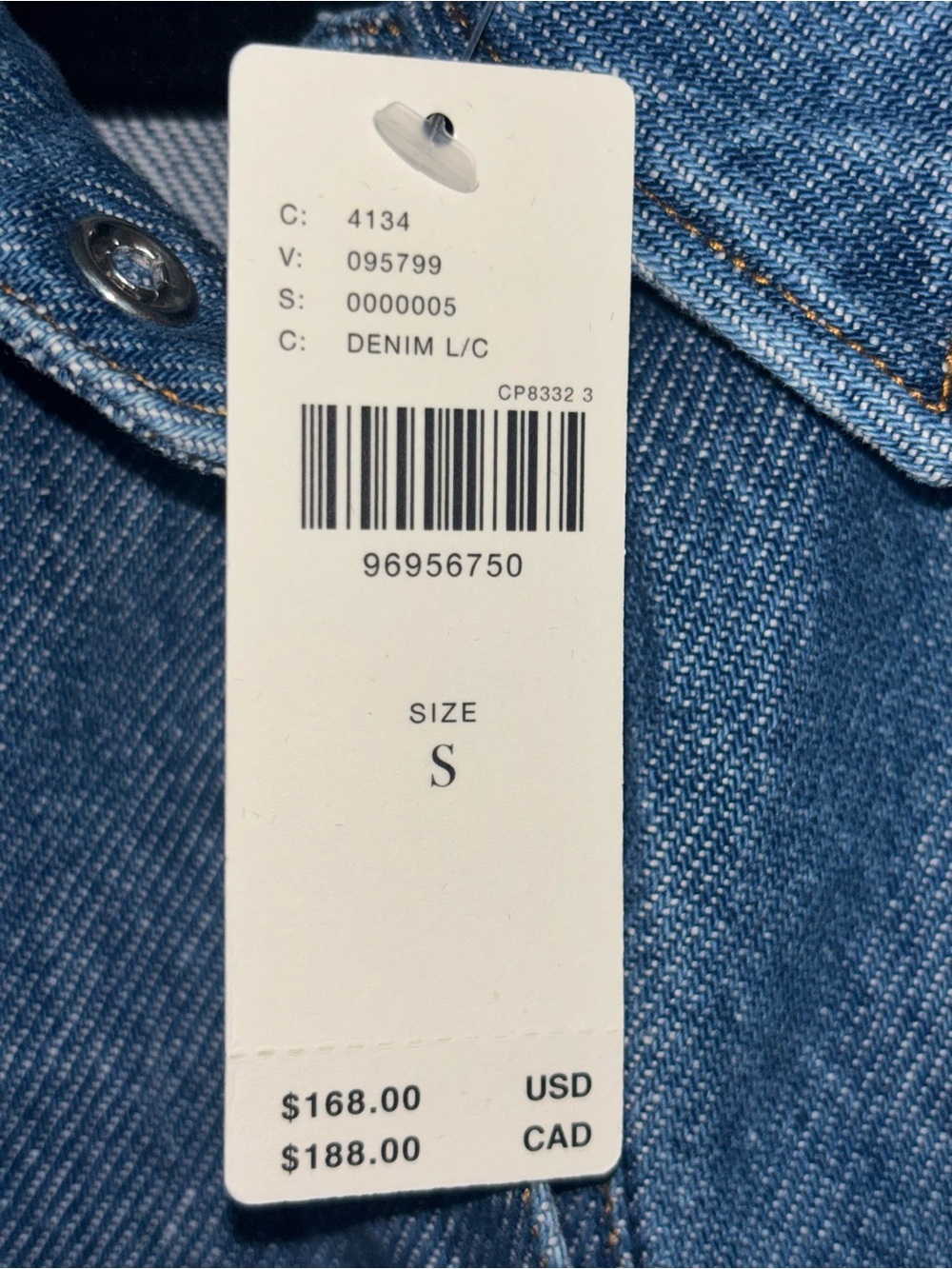 NWT retail $168 size S #Anthropologie,#Pilcro Denim Buttondown Romper - Picture 7 of 9